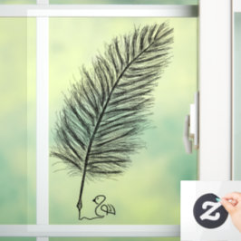 Veer Verstilt de stem van gedachten en emoties Raamsticker