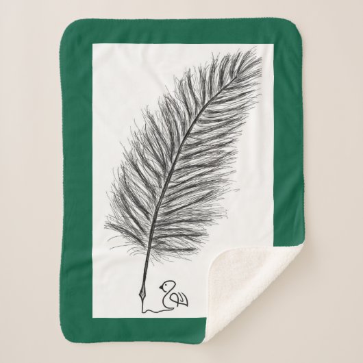 Veer Verstilt de stem van gedachten en emoties Sherpa Deken (Voorkant)
