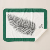 Veer Verstilt de stem van gedachten en emoties Sherpa Deken (Voorkant (horizontaal))