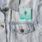 Veer Vierkante Button 5,1 Cm (In situ)