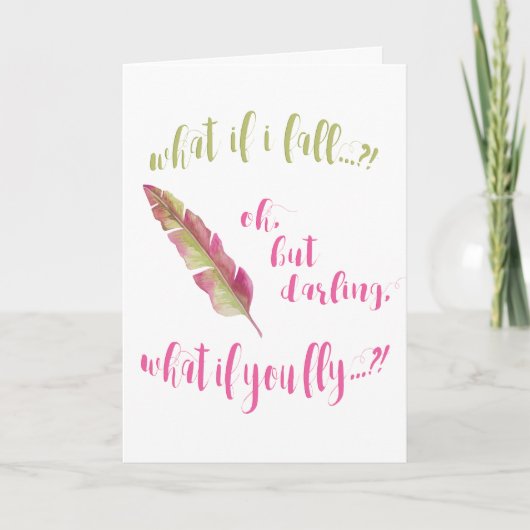 Veer - Wat als ik herfst? bemoediging Kaart (Voorkant)