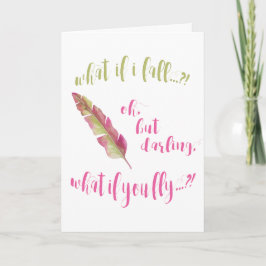 Veer - Wat als ik herfst? bemoediging Kaart