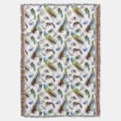 Veer Waterverf Patroon Deken (Voorkant Verticaal)