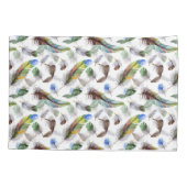 Veer Waterverf Patroon Kussensloop (Achterkant)