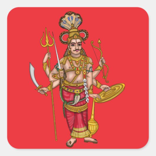 Veerabhadra Stickers (Voorkant)