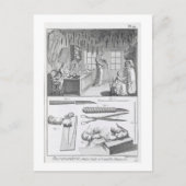 Veerarbeiders en hun gereedschap, van de Encycloo Briefkaart (Voorkant)