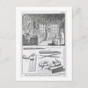 Veerarbeiders en hun gereedschap, van de Encycloo Briefkaart