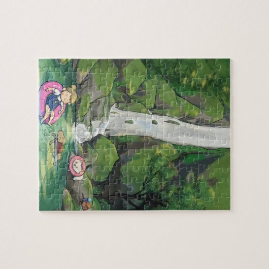 veerbad legpuzzel (Horizontaal)