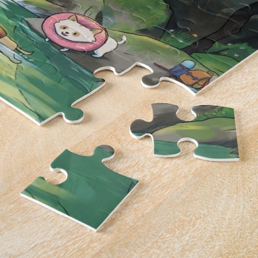 veerbad legpuzzel (Zijkant)