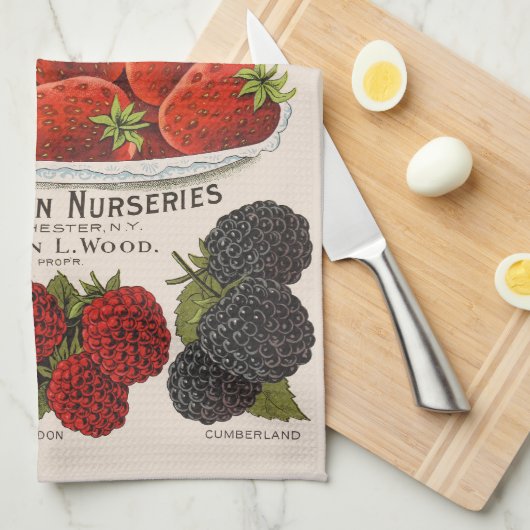 Veerbessen Theedoek (Quarter Fold)