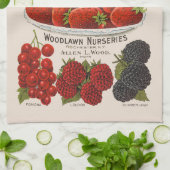 Veerbessen Theedoek (Gevouwen)