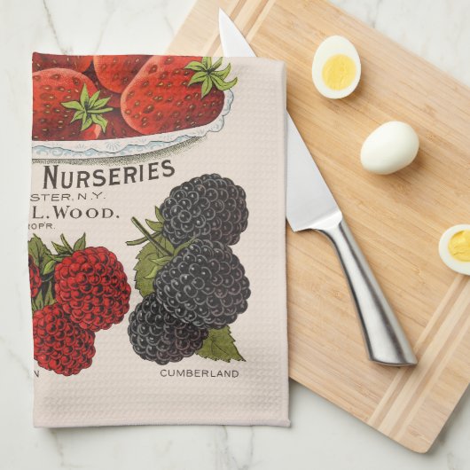 Veerbessen Theedoek (Quarter Fold)