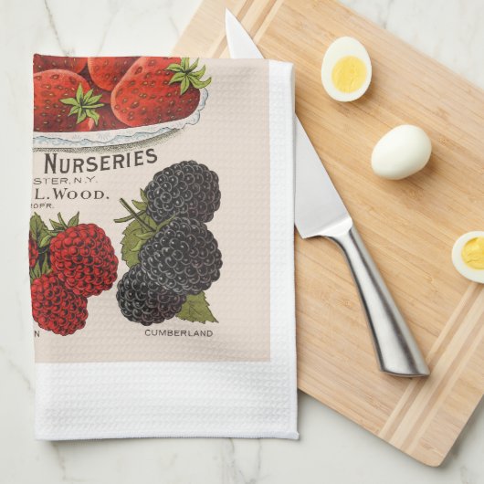 Veerbessen Theedoek (Quarter Fold)