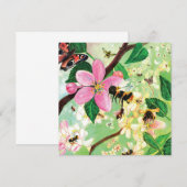 Veerbloeiende fruitboom met bijen (Voorkant / Achterkant)