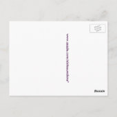 Veerbloeiende sierkool briefkaart (Achterkant)