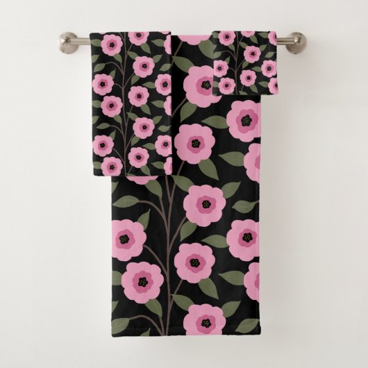 Veerbloem Vloertuingroen Bad Handdoek (Insitu)