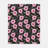 Veerbloem Vloertuingroen Fleece Deken (Voorkant)