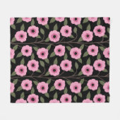 Veerbloem Vloertuingroen Fleece Deken (Voorkant (Horizontaal))