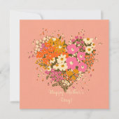 Veerbloemen bouquet voor moeder (Voorkant)