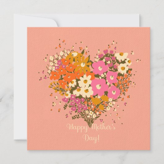 Veerbloemen bouquet voor moeder (Voorkant)