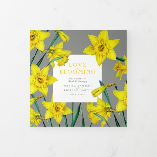 Veerbloemen differen bruingrijs drieluik programma (Cover)