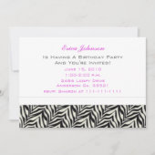 Veerbloemen en uitnodigingen van de Zebra (Voorkant)