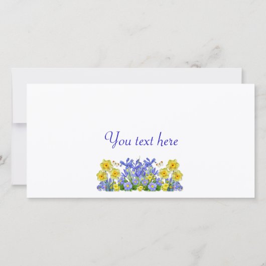 Veerbloemen en vlinderbloemigen voor aangepaste te (Achterkant)