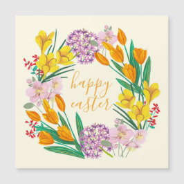 Veerbloemen geel easter florale tekening