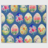 Veerbloemen Paaseieren Vervulpapier Cadeaupapier (Vlak)