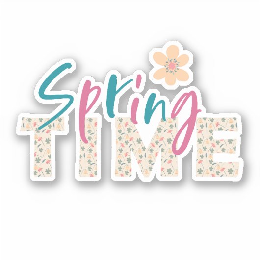 Veerbloemen Sticker TEKST (Voorkant)