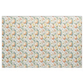 Veerbloemen Tulpen Daffodil Pattern Stof (Fat Quarter)