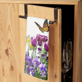 Veerbloemen Tulpen Daffodils Seizoensand Hand of Theedoek