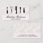 Veerbloemig patroon | Hulpmiddelen voor het maken Visitekaartje (Voorkant / Achterkant)