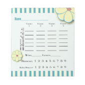 Veerbloemige bunkerplaat notitieblok (Voorkant)