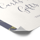 Veerbloemige Paarse kaardjes en taarten Poster (Hoek)