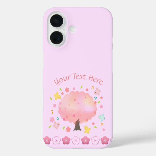 Veerboom en vogels op maat Case-Mate iPhone case (Achterkant)