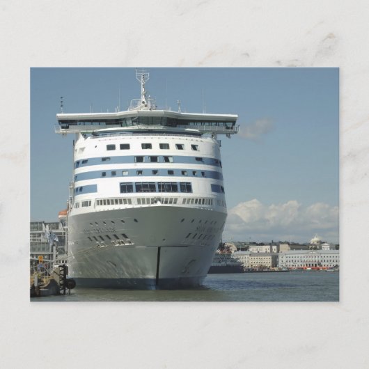 veerboot briefkaart (Voorkant)