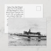 Veerboot Lady Chelmsford jaren 1900 Briefkaart (Voorkant / Achterkant)
