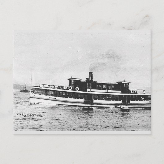 Veerboot Lady Chelmsford jaren 1900 Briefkaart (Voorkant)
