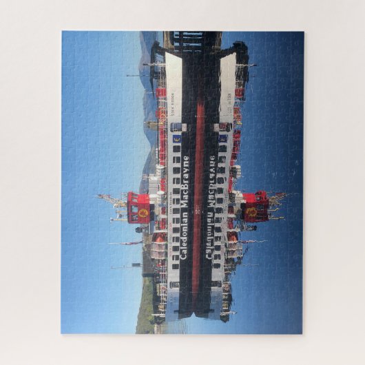 Veerboot Loch Riddon, afgemeerd bij Rothesay, Scho Legpuzzel (Verticaal)