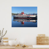Veerboot Loch Riddon, afgemeerd in Rothesay, Schot Poster (Keuken)