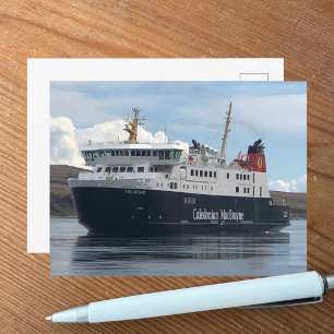 veerboot naar de islaie in Schotland Briefkaart