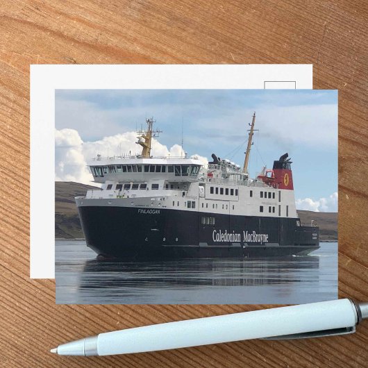 veerboot naar de islaie in Schotland Briefkaart