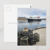 veerboot naar de islaie in Schotland Briefkaart (Voorkant / Achterkant)