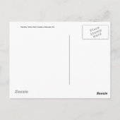 veerboot onder het briefkaart van de maan (Achterkant)