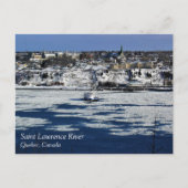 veerboot op de rivier de Saint Lawrence, Quebec Briefkaart (Voorkant)