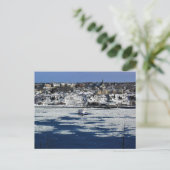 veerboot op de rivier de Saint Lawrence, Quebec Briefkaart (Staand voorkant)