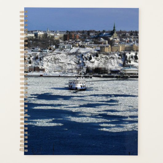 veerboot op de rivier de Saint Lawrence, Quebec Planner (Voorkant)