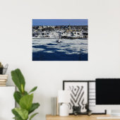 veerboot op de rivier de Saint Lawrence, Quebec Poster (Thuiskantoor)