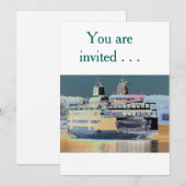 veerboot San juan eiland  | Veerland Kaart (Voorkant / Achterkant)